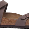 Birkenstock Women's YARA Birko-Flor Nubuck Ankle Strap Sandals, Brown (Mocca Mocca), 5.5 UK