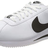 Nike Men's Classic Cortez Leather Running Shoes, White/Wolf Grey/Metallic Silver, 8