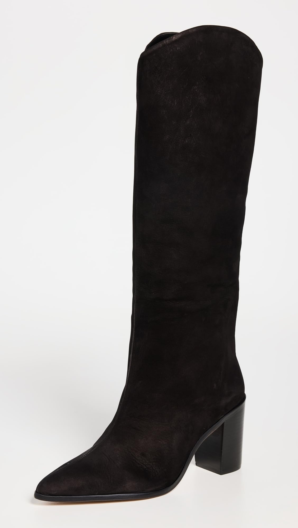 SCHUTZ Women's Maryana Block Boots, Black, 10 Medium US