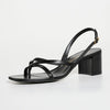 Stuart Weitzman Women's Oasis Slingback Sandals, Black, 8 Medium US