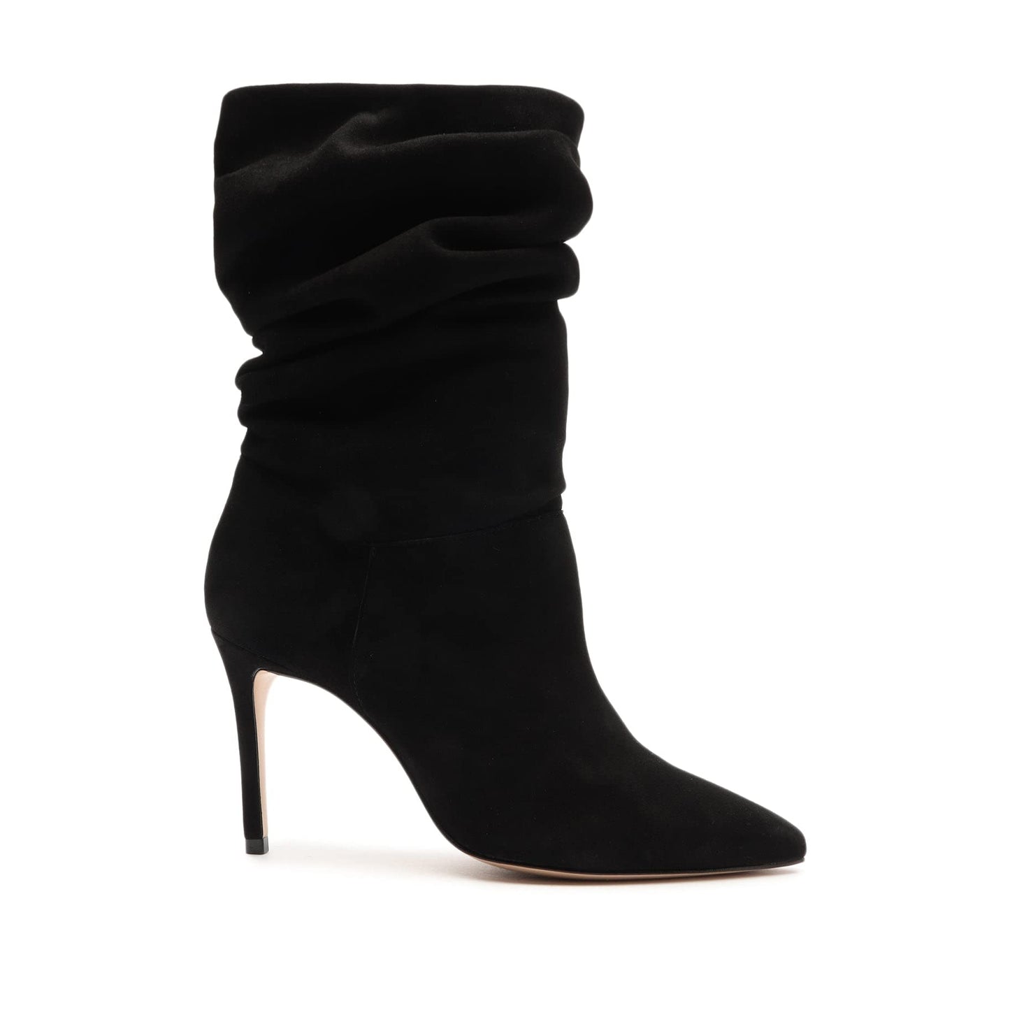 SCHUTZ Women's Ashlee High Heel Mid Calf Boots, Black, Size 10.5