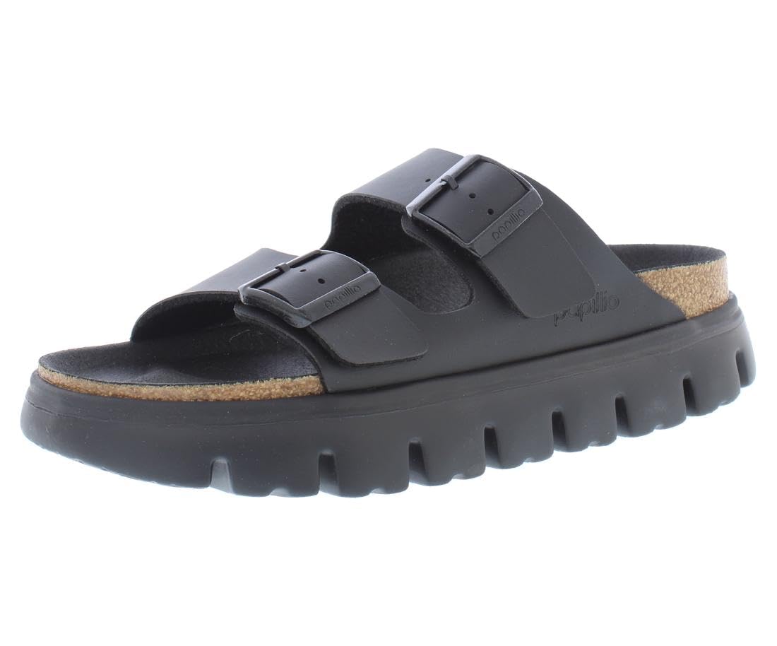 Birkenstock Female Papillio by Birkenstock Arizona Chunky - Birko-Flor™ Black Women 8-8.5
