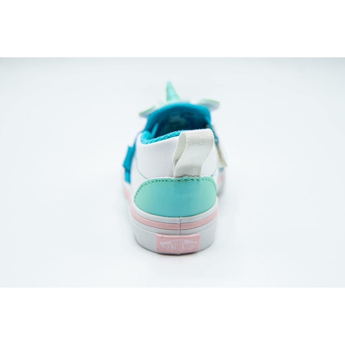 Vans Baby Girl's Slip-On V UNI (Infant/Toddler) (Unicorn) Blue Atoll/Iridescent 5 Toddler M
