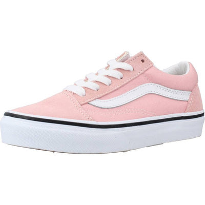 Vans Girl's Old Skool (Little Kid) Powder Pink/True White 12.5 Little Kid M