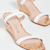Stuart Weitzman Womens Aleena 50 Wedge White 6 M