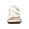 SAS Quatro Adjustable Comfort Sandal Bone 11 W - Wide (C)