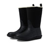 Insulated Roll Top Webbing Vegan Shearling Boots for Women by Hunter Boots US 7