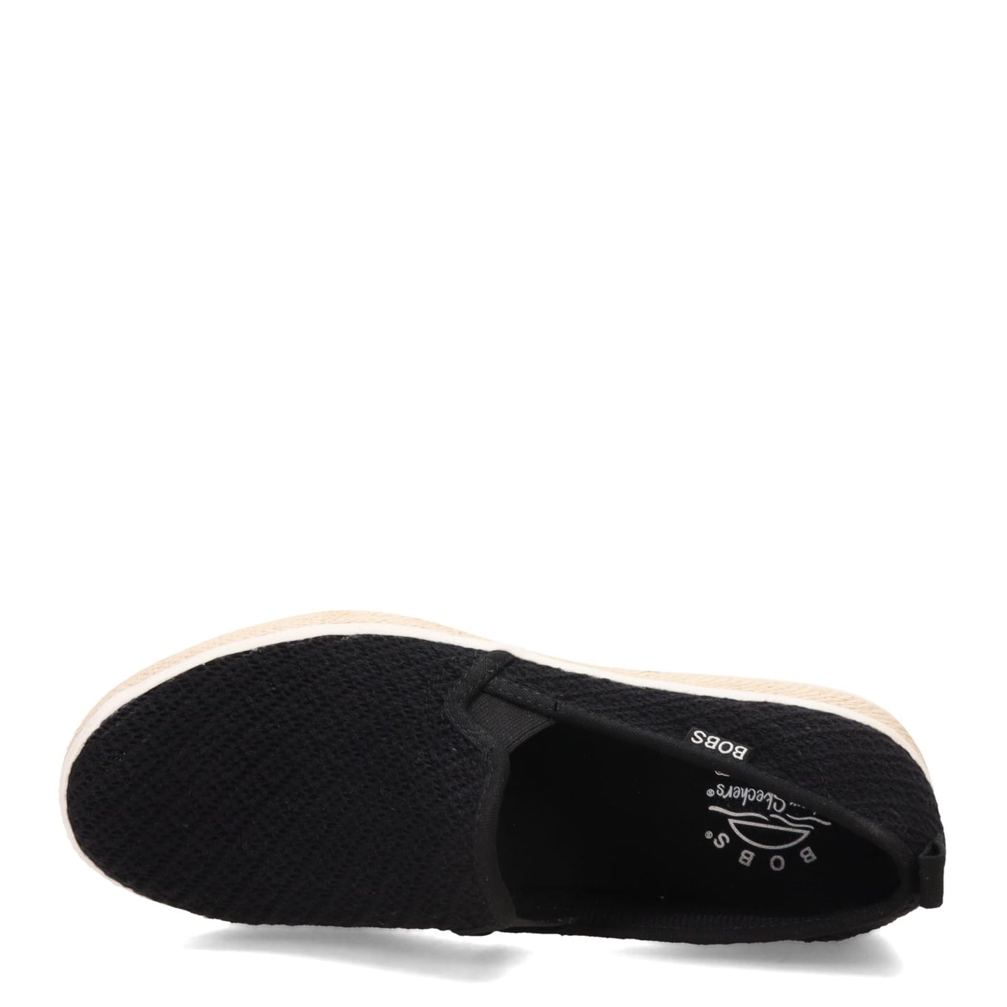 Skechers Women's, BOBS Flexpadrille Luxe - Summer Sky Slip-On, 9, Black