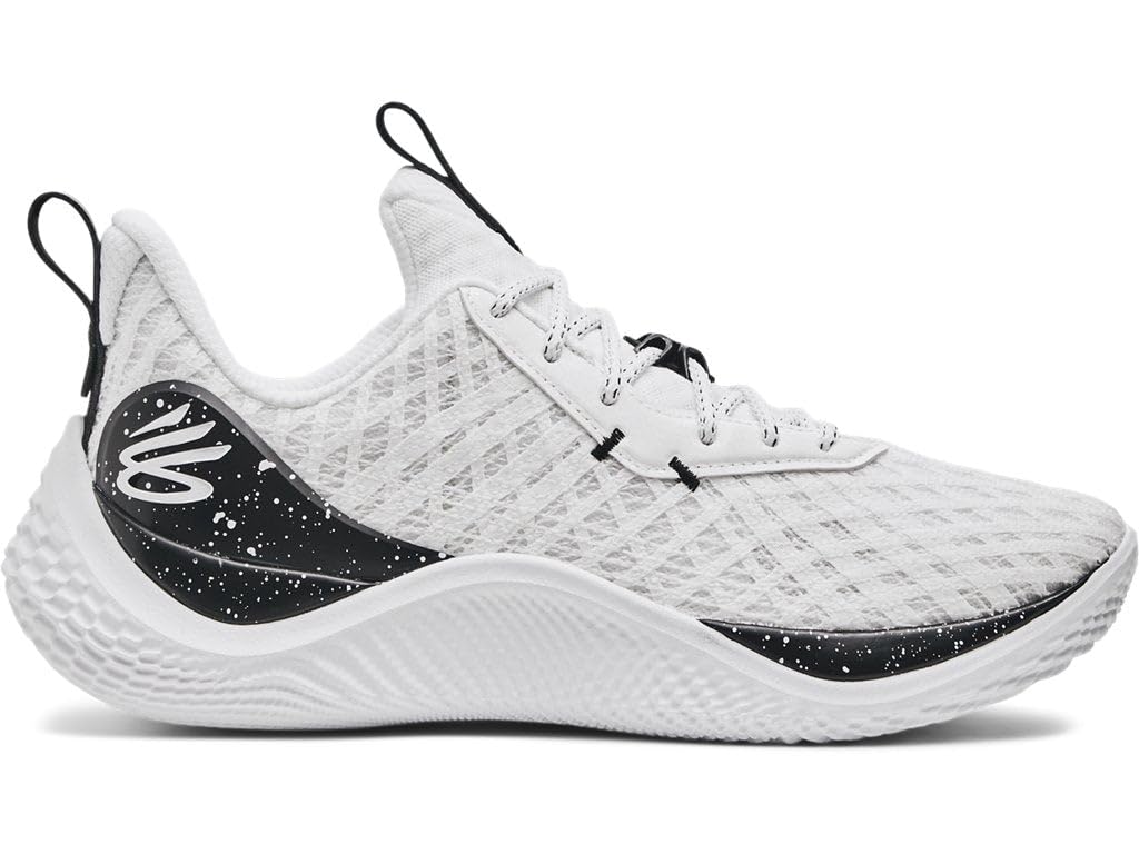 Under Armour Unisex Curry Flow 10 Team Basketball Shoes - UA Flow Cushioning Technology 18/19.5 White