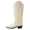 ARIAT Women's Heritage R Toe Tall Stretchfit Western Boot, Bright Cream, 9.5