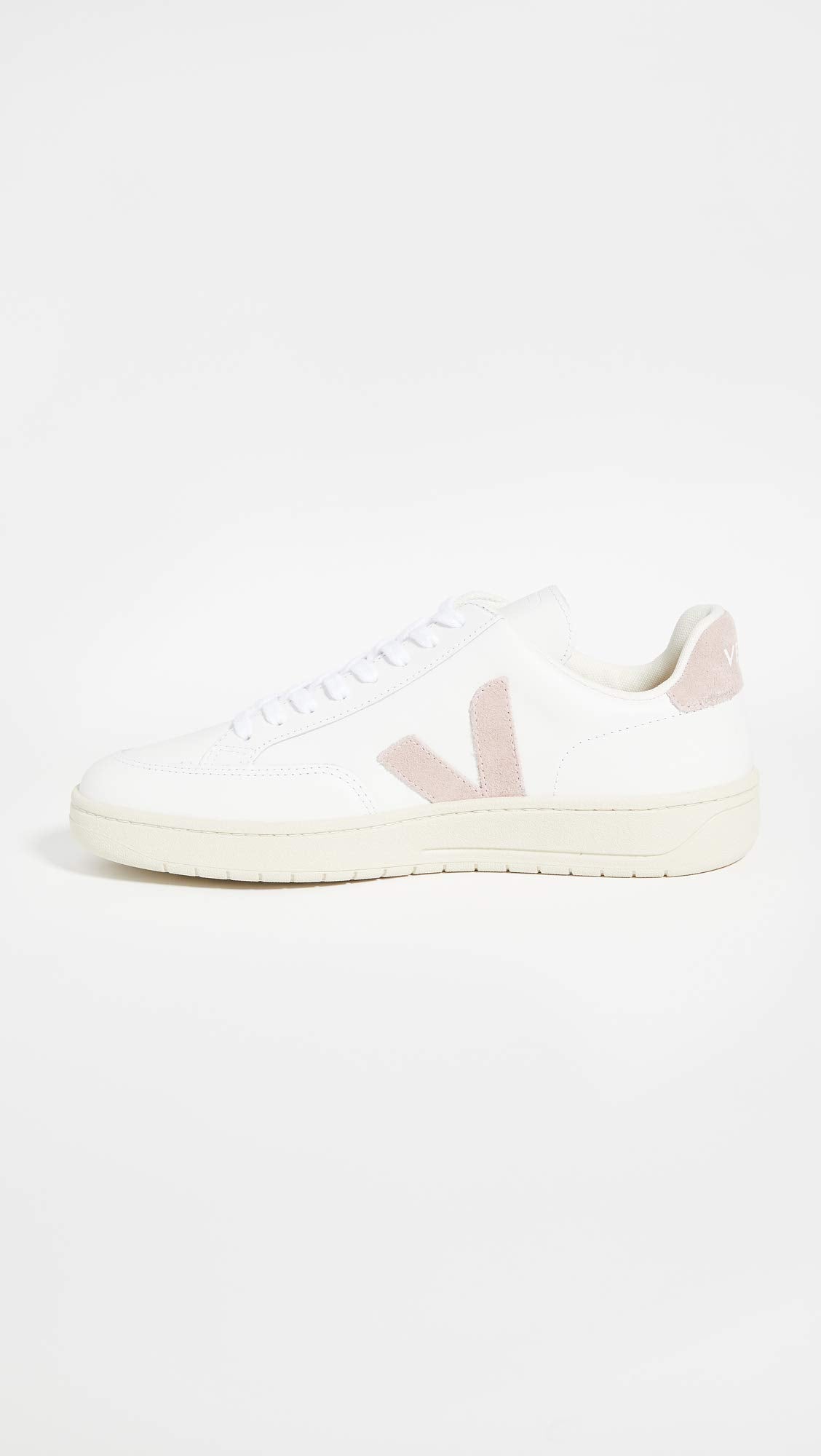 Veja Men's V-12 Sneakers, Extra White/Babe, 10 Medium US