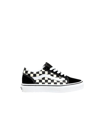 Vans Girls Old Skool Suede Lace Up Skate Shoes B/W 1 Medium (B,M) Little Kid