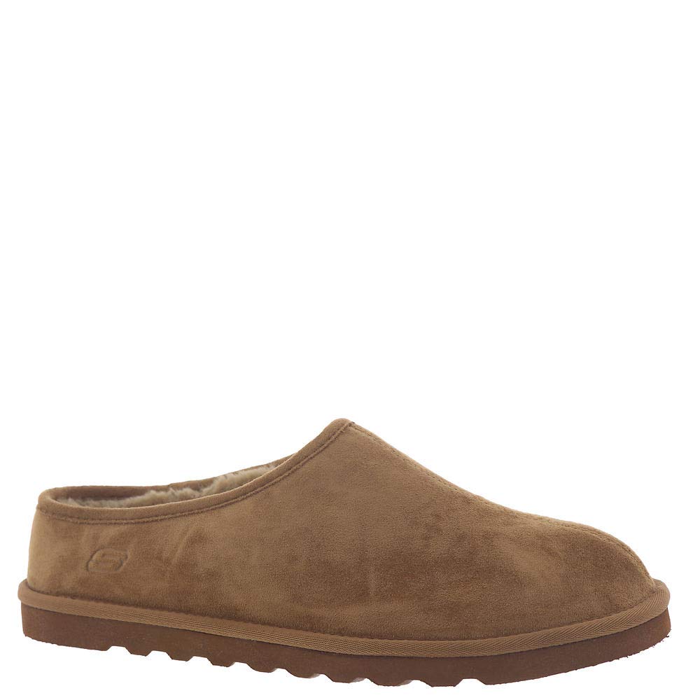 Skechers Men's RENTEN-LEMATO Slipper Shoe, Tan, 9 Medium US