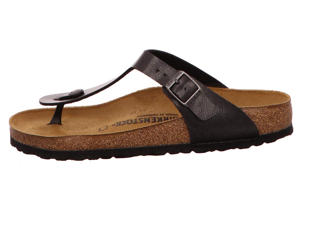 Birkenstock Womens Gizeh Graceful Licorice Birko-Flor Sandals 41 EU