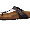 Birkenstock 541951: Gizeh Birko-Flor Graceful Licorice Sandals (40 M EU)