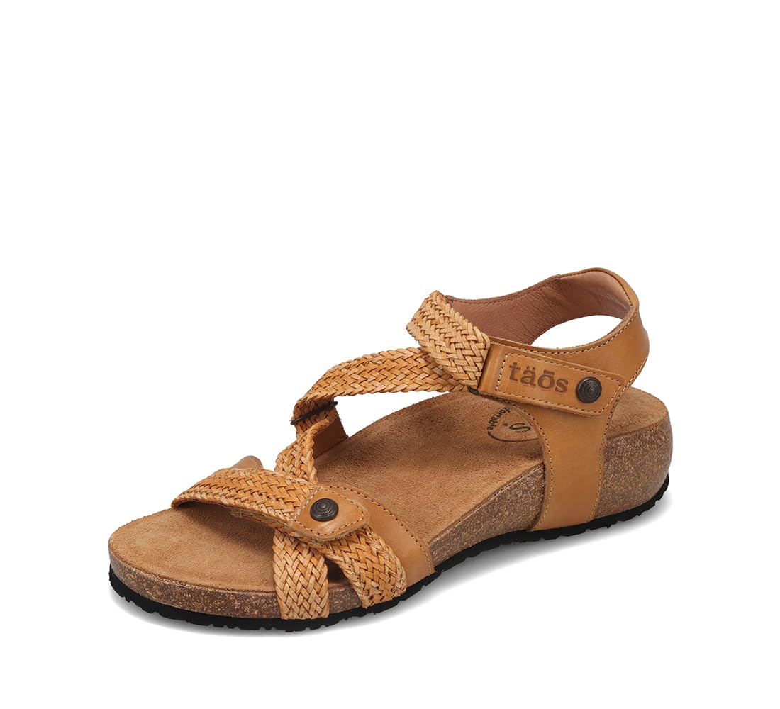 Taos Footwear Women's Trulie Camel Sandal 11-11.5 (W) US