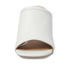 Stuart Weitzman Cayman 85 Block Slide White 8 B