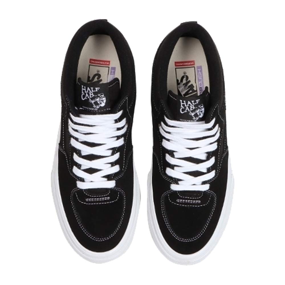 Vans - Mens Skate Half Cab Shoes, Color Black/Gum, Size: 5 D(M) US Mens