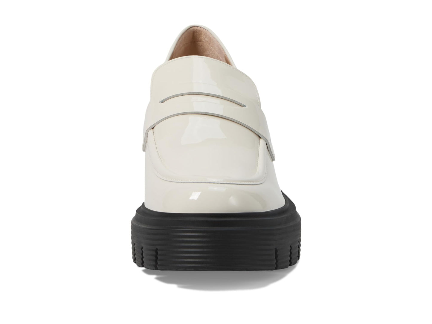 Stuart Weitzman Womens Soho Loafers Cream, 8 Medium