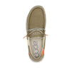 HEYDUDE Men's Wally Washed Kalamata Size 7 | Men’s Shoes | Men's Lace Up Loafers | Comfortable & Light-Weight