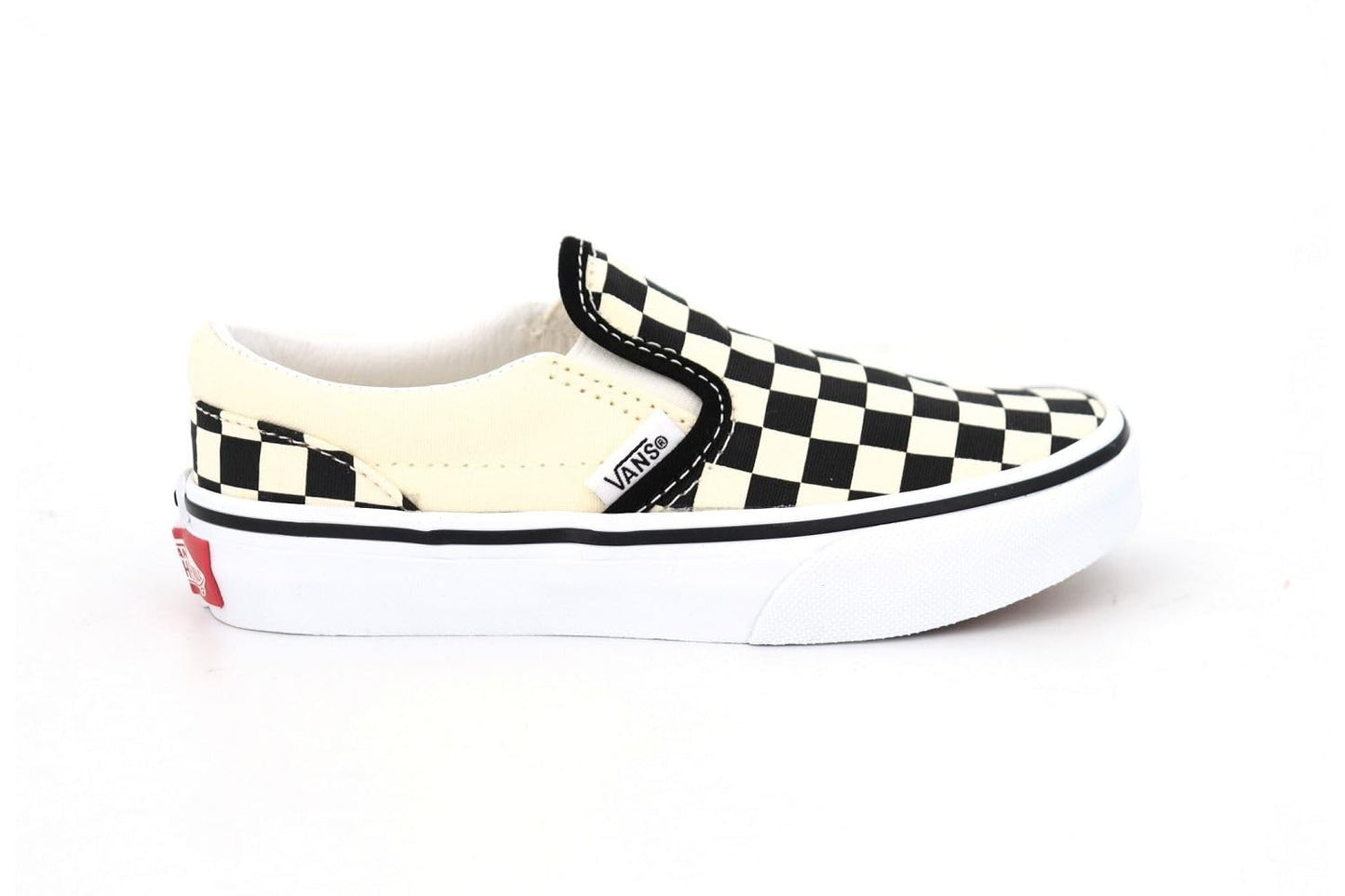 Vans Authentic Elas PS Girls Shoes Size 1.5, Color: Haribo White/Red-Beige