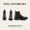 Frye Tyler Chelsea Boots for Men Designed with Flexible Blake Construction and Elasticated Side Panels, Comfort Footbed and Full Leather Lining – 6” Shaft Height, Black - Renice - 13 M