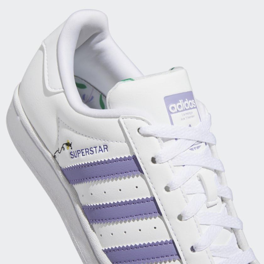 adidas Superstar Shoes Kids', White, Size 5