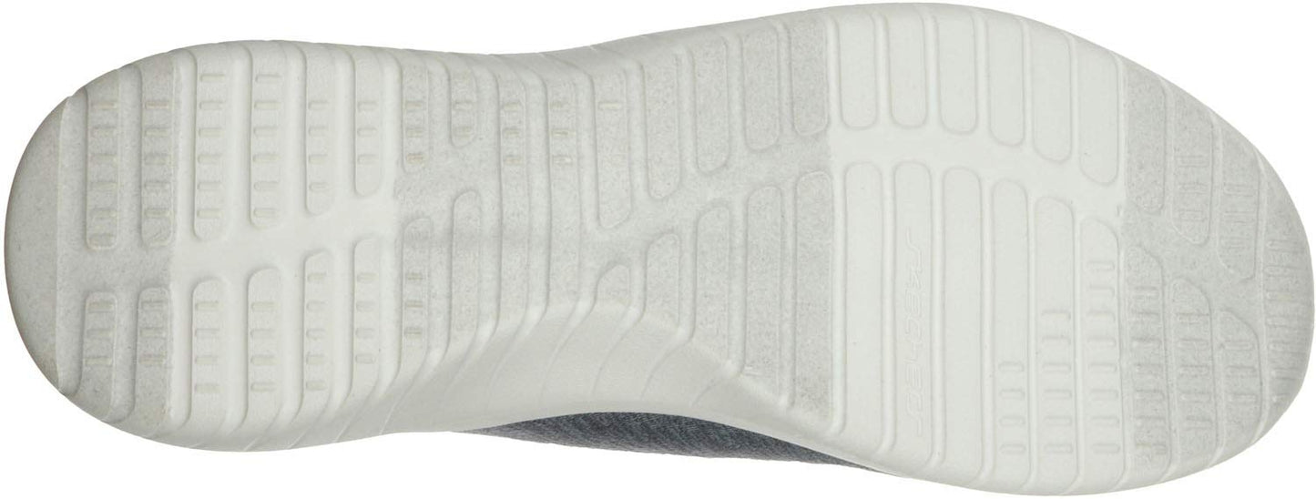Skechers Women's Ultra Flex 2.0 - Delightful Spot Sneaker, Gray/Pink, 7.5