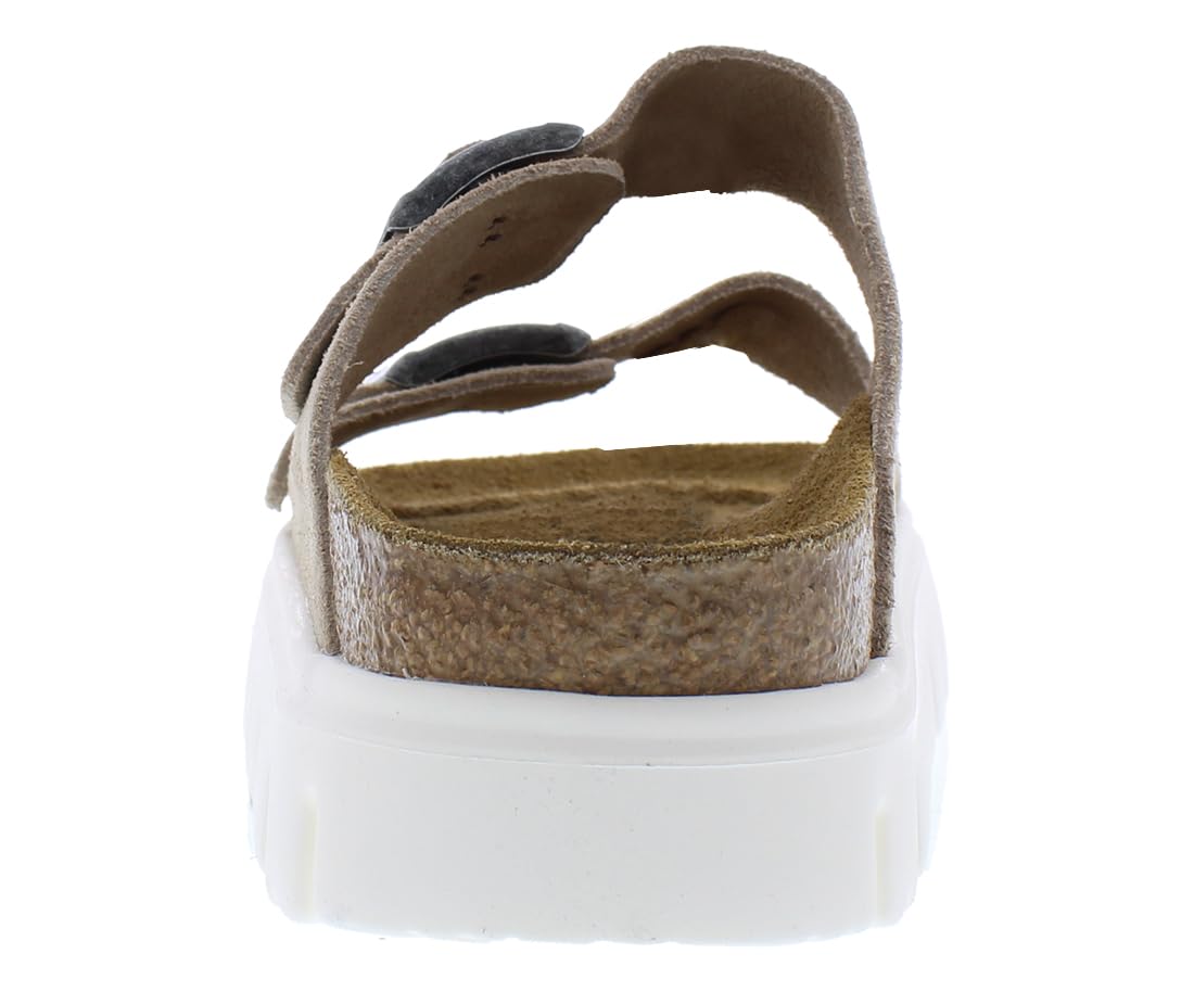 Birkenstock Women's Arizona Chunky Sandals, Warm Sand, Tan, 8-8.5 Narrow US
