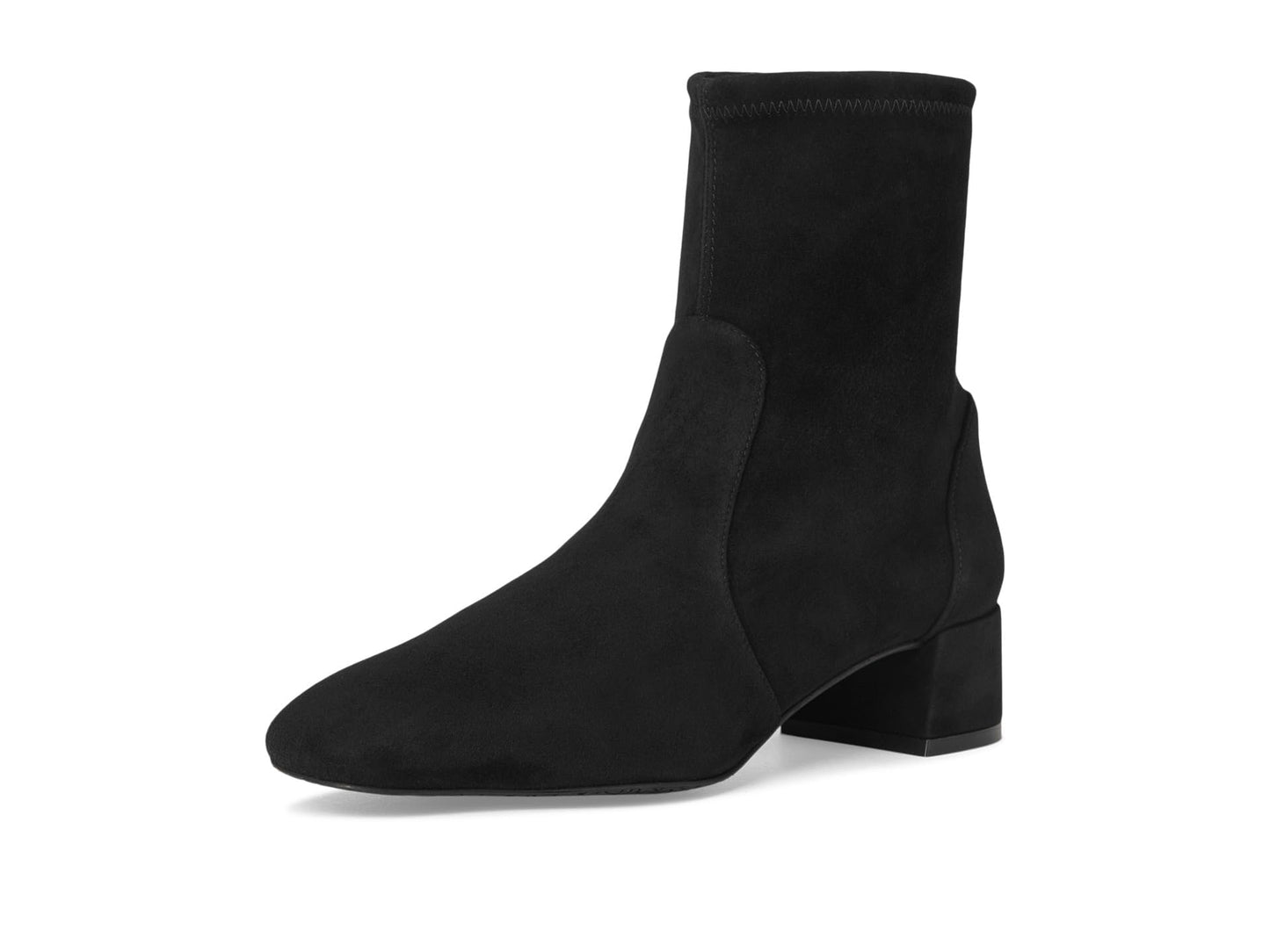 Stuart Weitzman Women's Maeve Bootie, Black, 9.5, Medium