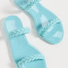 Stuart Weitzman Women's Braida Sawyer Jelly Sandals, Turquesa, Blue, 6 Medium US