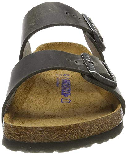 Birkenstock Arizona BS SFB 1011299, Sandals, Iron Grey, 41 EU Étroit