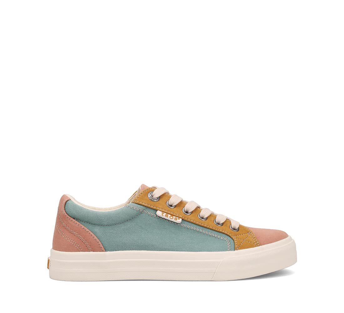 Taos Plim Soul Women's Sneaker-Stylish Platform Sneaker with Curves & Pods Removable Footbed, Arch Support, Classic Design for Everyday Fashion, All Day Comfort Beach Multi 7 (W) US