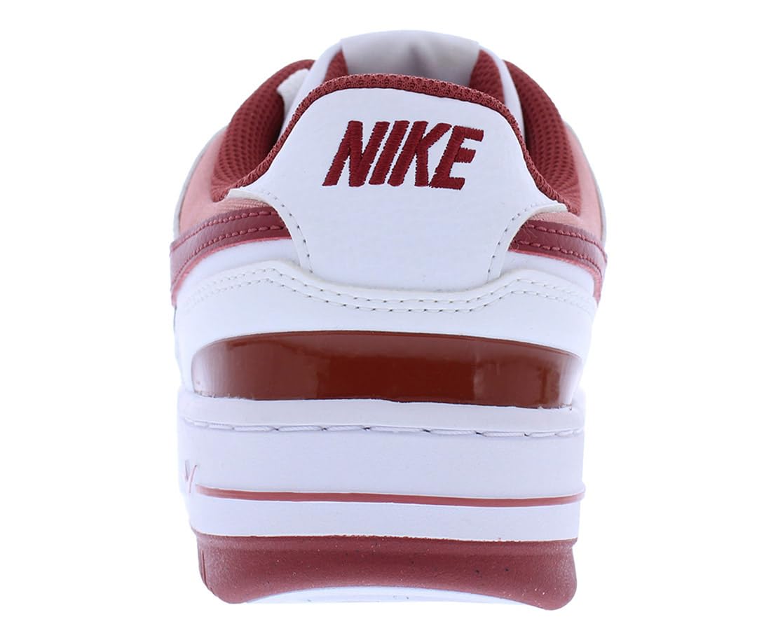 Nike Gamma Force Women's Shoes (FQ8877-100, White/Rugged Orange/Campfire Orange) Size 5.5
