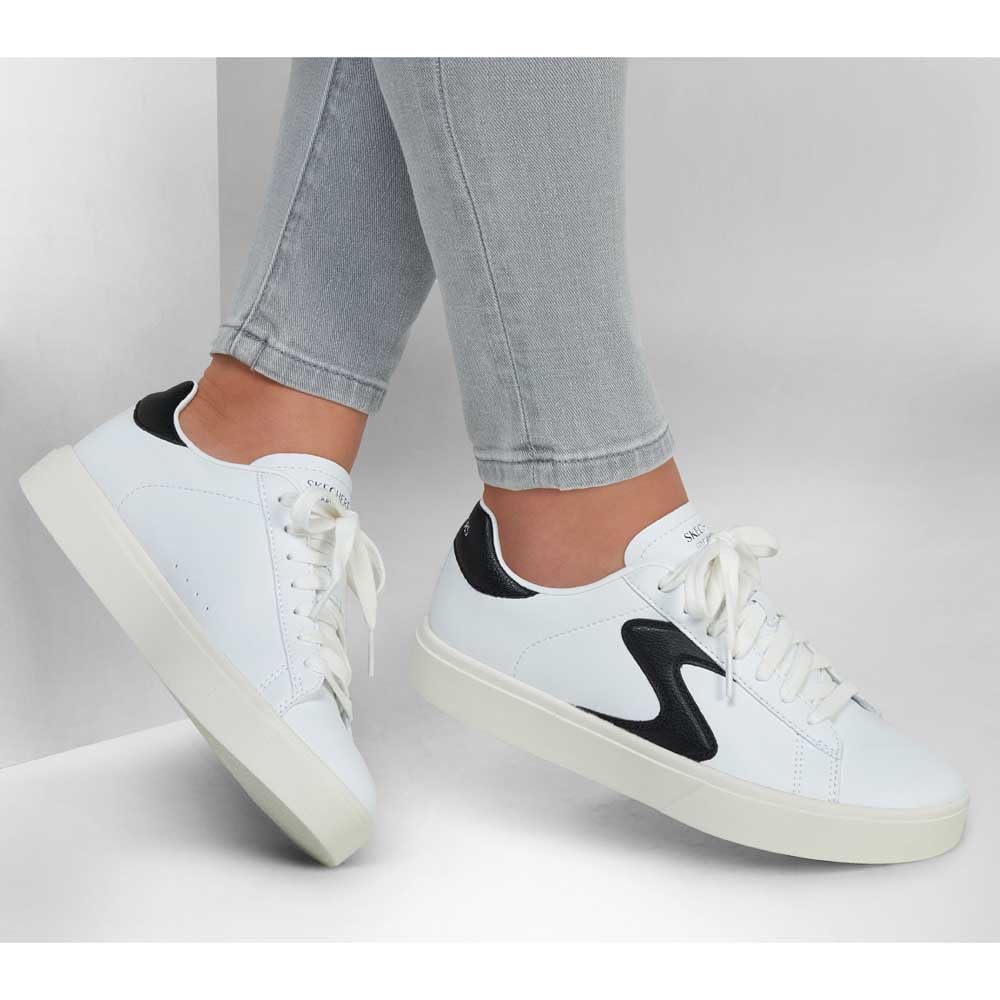 Skechers Court Classics Eden LX - Beaming Glory White/Black 8.5 Medium