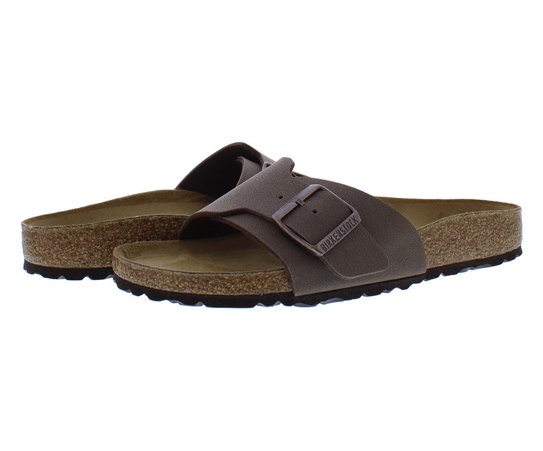 Birkenstock Catalina BS Leather Narrow Unisex Shoes Size 5, Color: Mocca