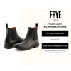 Frye Tyler Chelsea Boots for Men Designed with Flexible Blake Construction and Elasticated Side Panels, Comfort Footbed and Full Leather Lining – 6” Shaft Height, Black - Renice - 13 M
