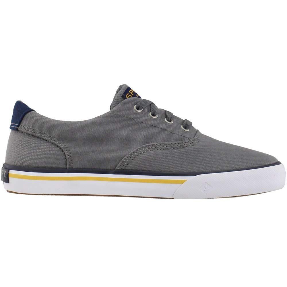 Sperry Top-Sider Boys' Striper II Sneaker, Grey, 13.5 Medium US Little Kid