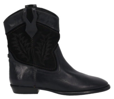 Frye Women's Blair Western Deco, Black - 8.5M