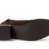 Cole Haan WOMENS HOLIS BUCKLE BOOTIE, DARK CHOCOLATE SUEDE, 6.5 B US