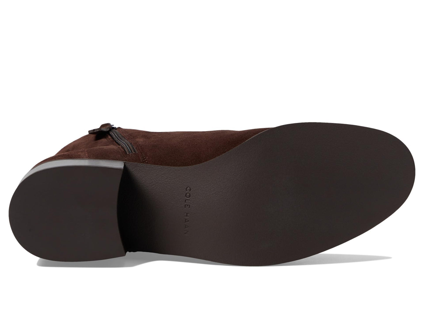 Cole Haan WOMENS HOLIS BUCKLE BOOTIE, DARK CHOCOLATE SUEDE, 6.5 B US