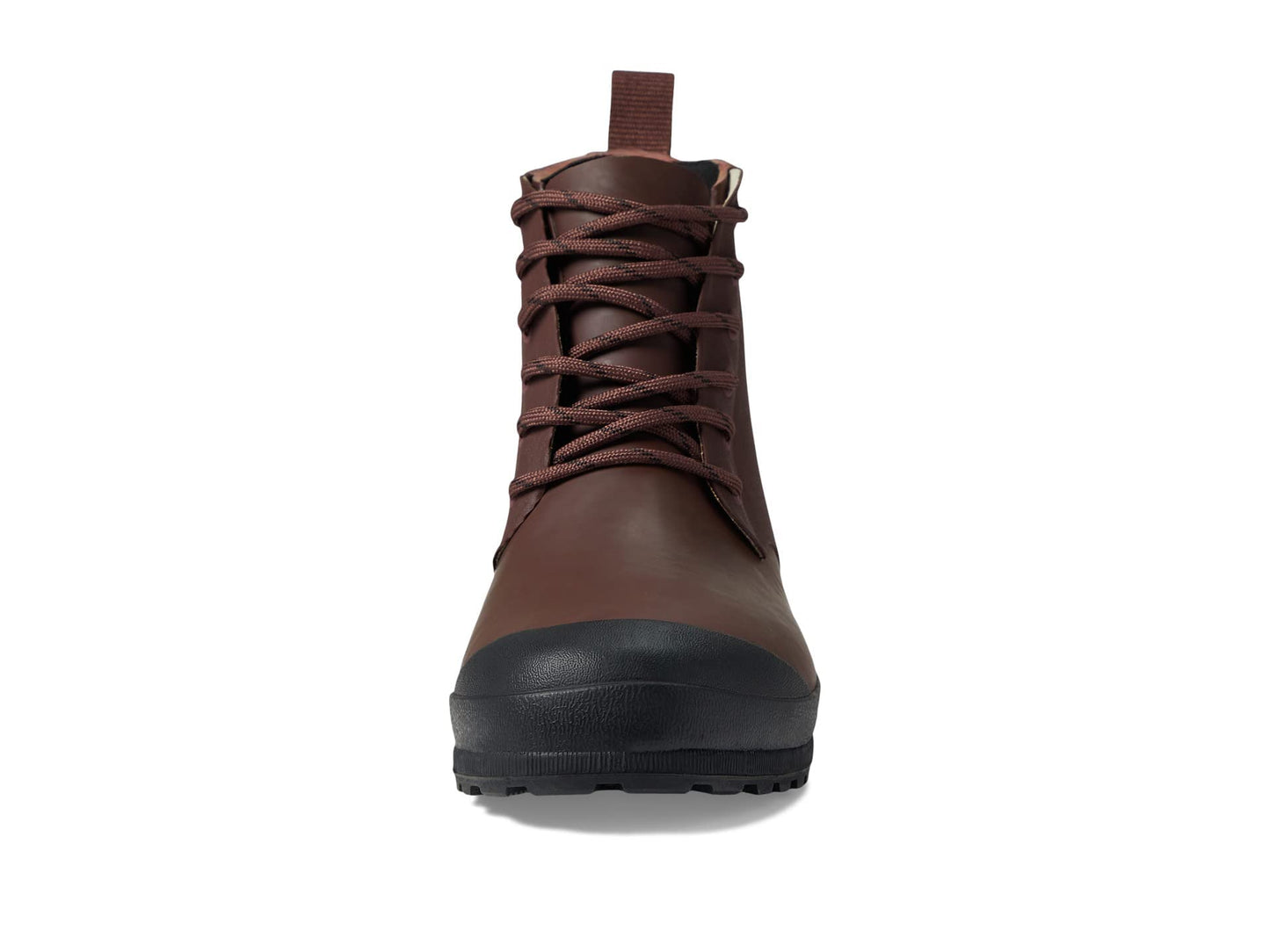 Madewell The Lace-Up Lugsole Rain Boot Dark Cabernet 9 M