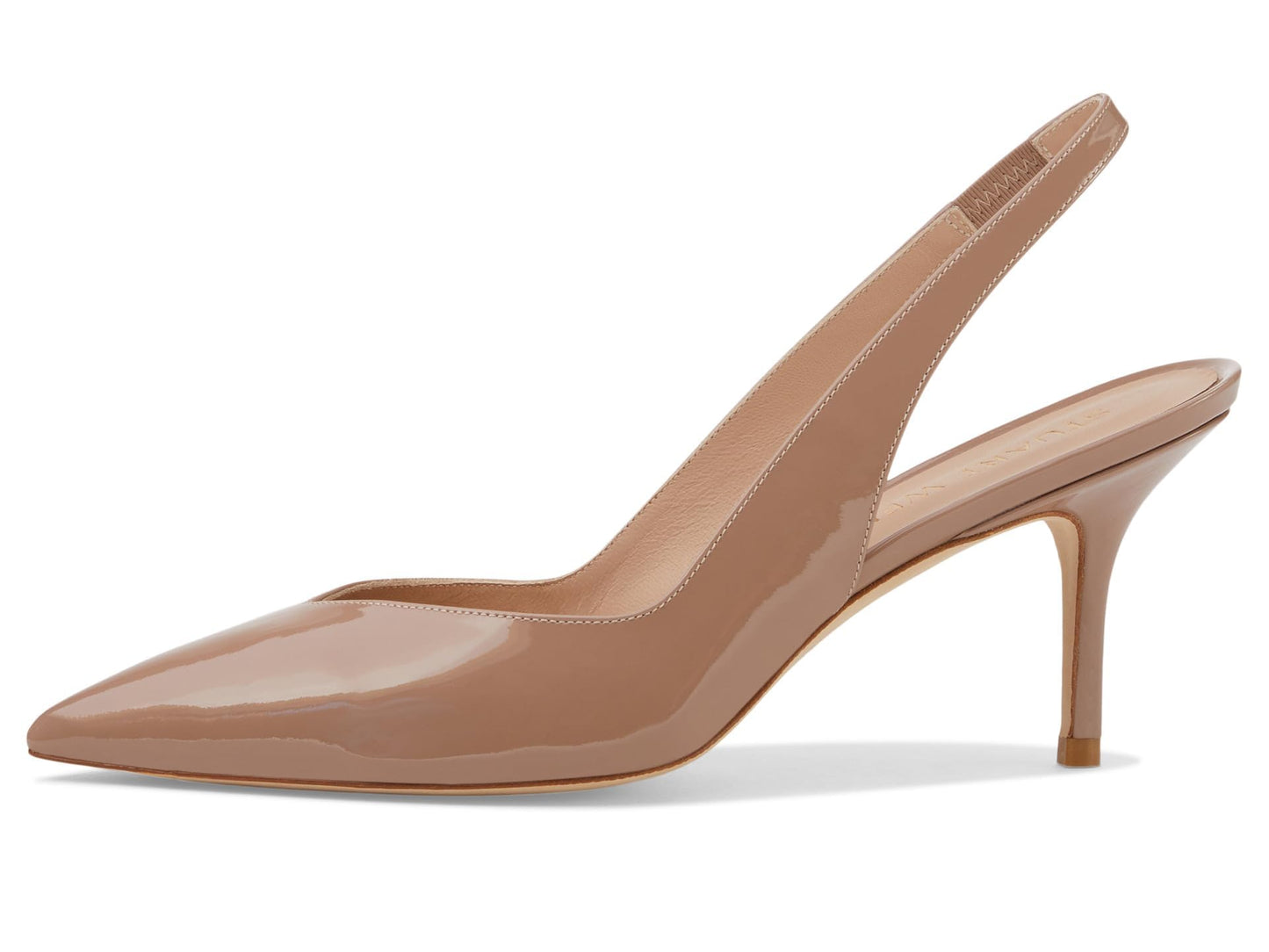 Stuart Weitzman Women's Eva 75 Slingback Pump, Fawn, 10.5