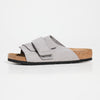 Birkenstock Men's Kyoto Sandals, Desert Buck Whale Gray, Grey, 9 Medium US