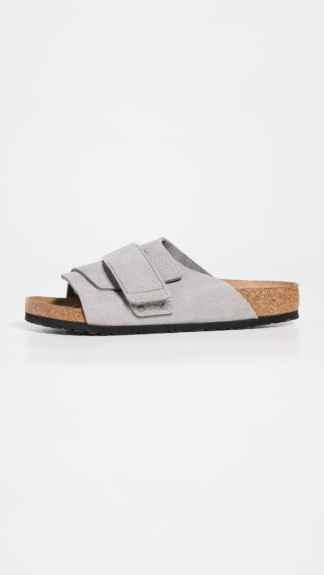 Birkenstock Men's Kyoto Sandals, Desert Buck Whale Gray, Grey, 9 Medium US