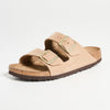 Birkenstock Women's Arizona Soft Footbed Sandals, Sandcastle, 8-8.5 Medium US