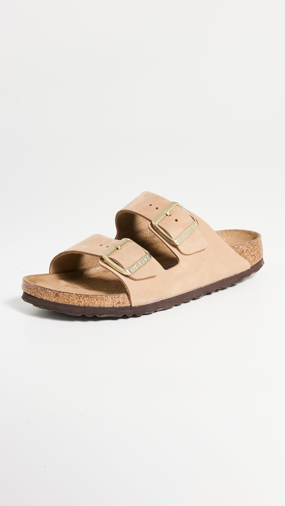 Birkenstock Women's Arizona Soft Footbed Sandals, Sandcastle, 8-8.5 Medium US