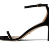 Stuart Weitzman Womens Nudistcurve 75 Sandal Black 8 B