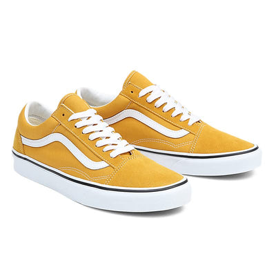 Vans Men's Old Skool Sneaker, (Color Theory) Golden Yellow, Size 7