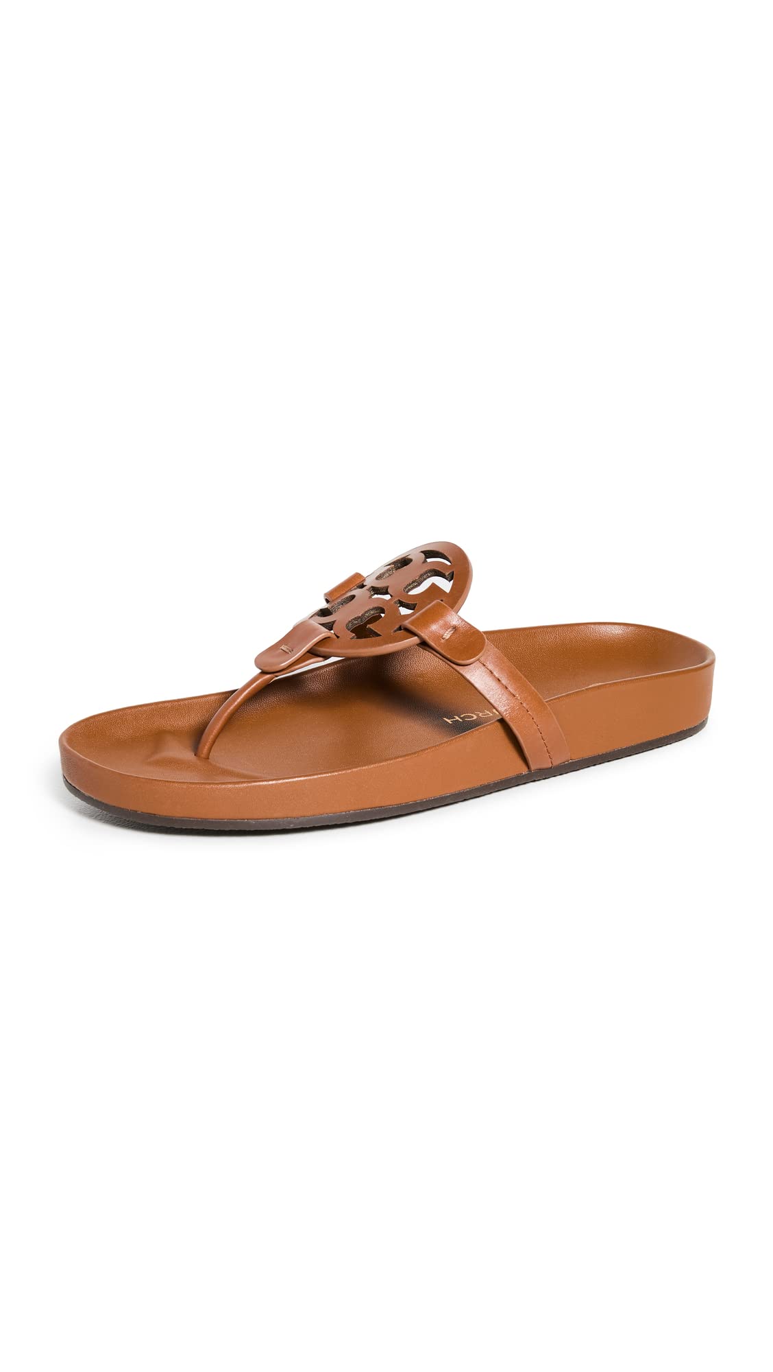 Tory Burch Women's Miller Cloud Sandals, Bourbon Miele, 5.5 Medium US